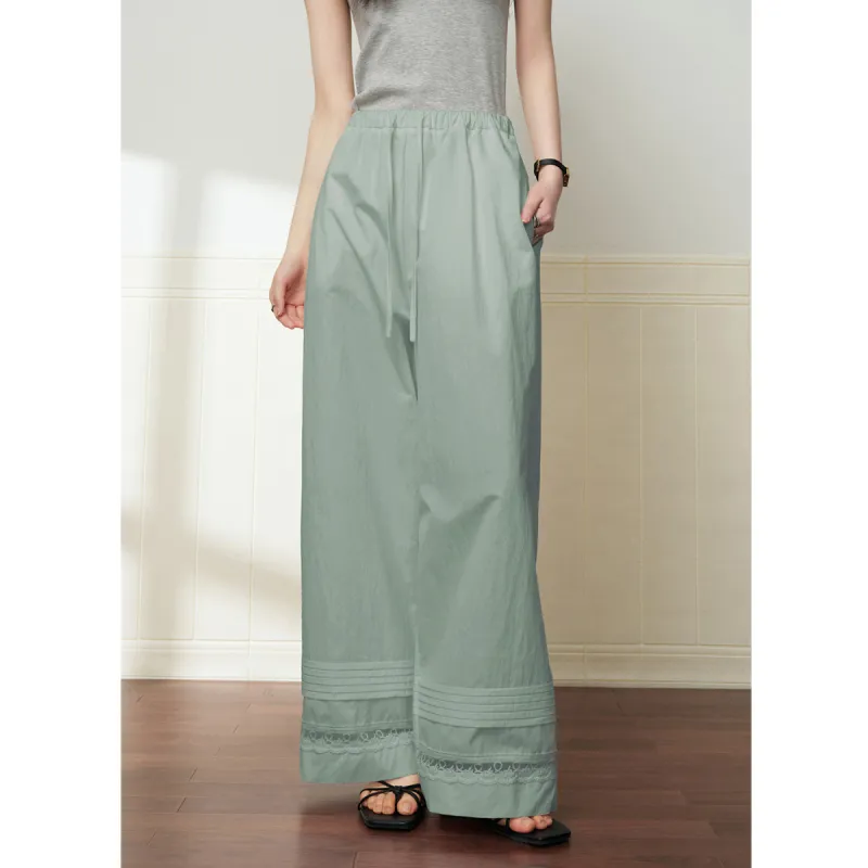 Juden Choi Casual Pants Women's Blue-2