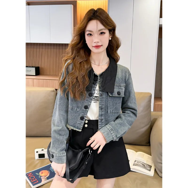 Juden Choi Denim Jacket Women's Blue-5