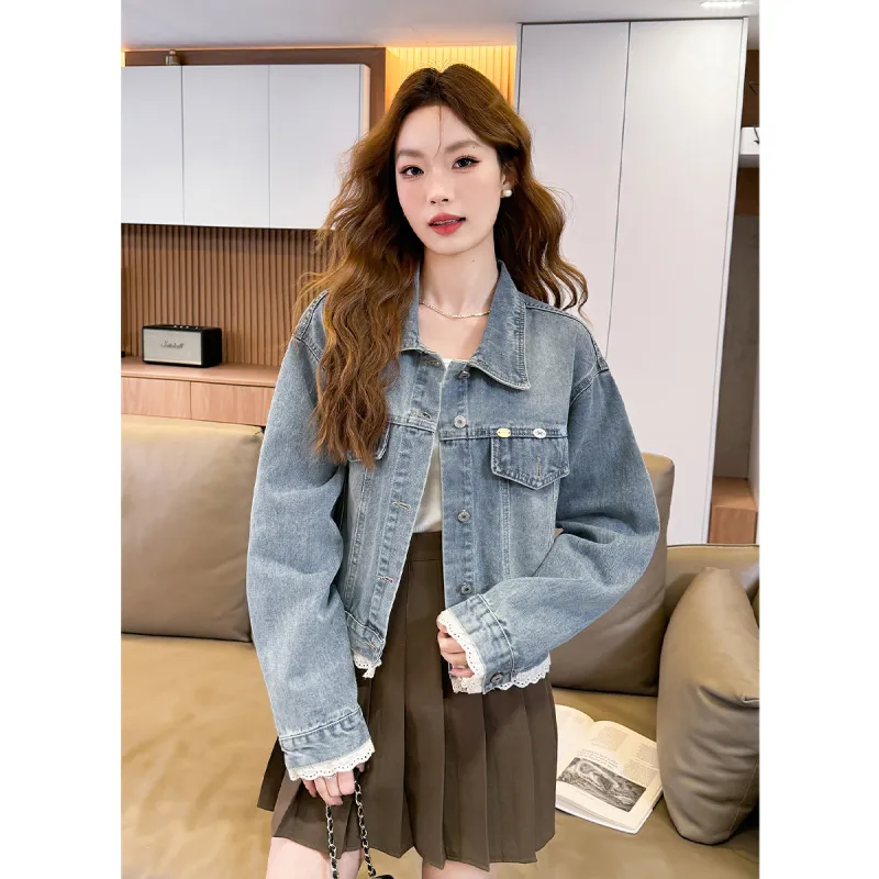 Juden Choi Denim Jacket Women's Blue-5