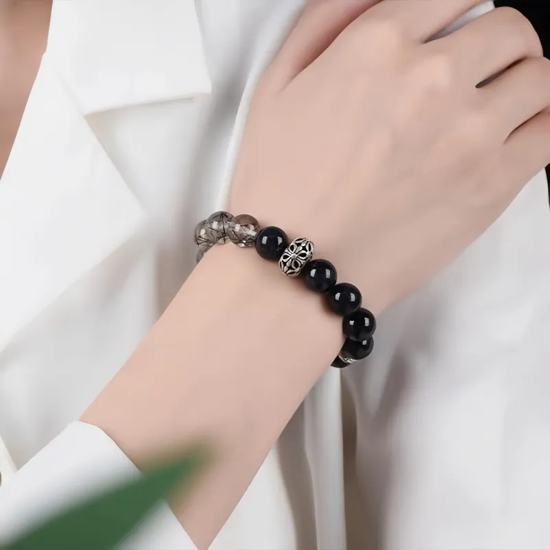 Noritake Obsidian Bracelets Unisex-4