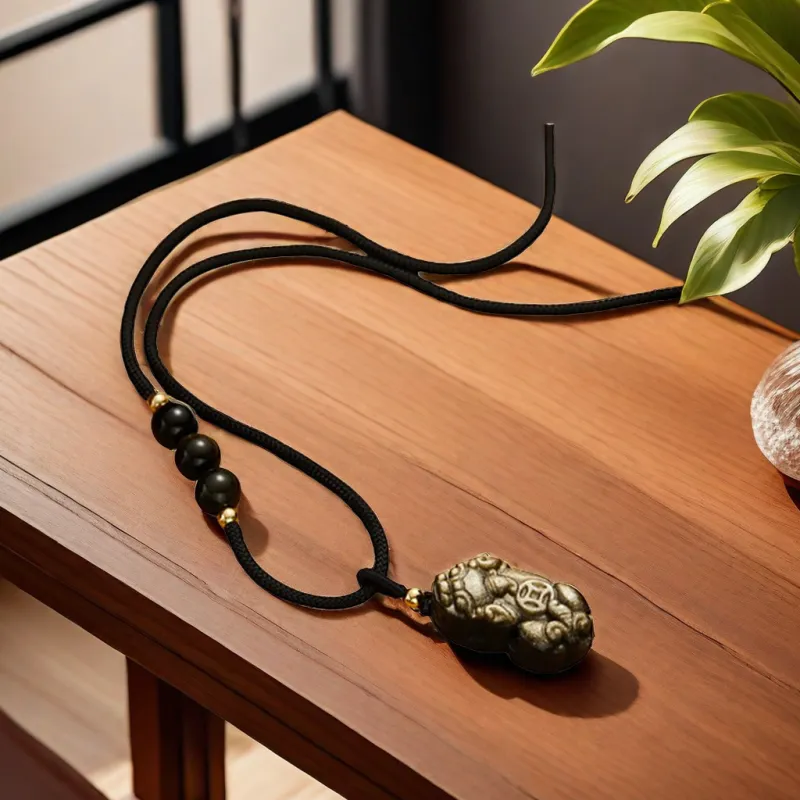 Noritake Obsidian Necklaces Unisex-3