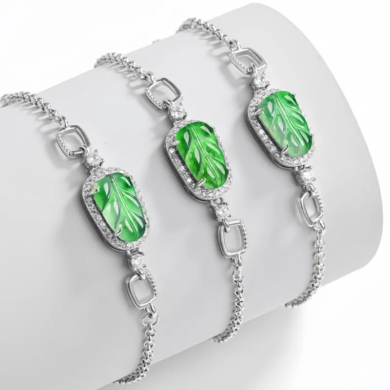 Noritake Ice Glutinous Jadeite Bracelets Women's-3