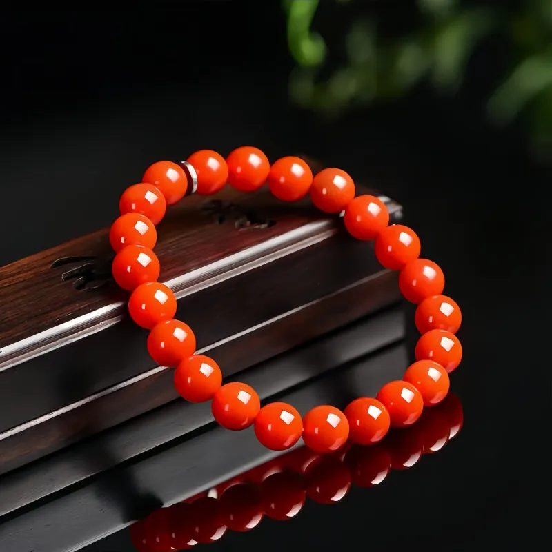 Noritake Southern Red Agate Bracelets Unisex-4