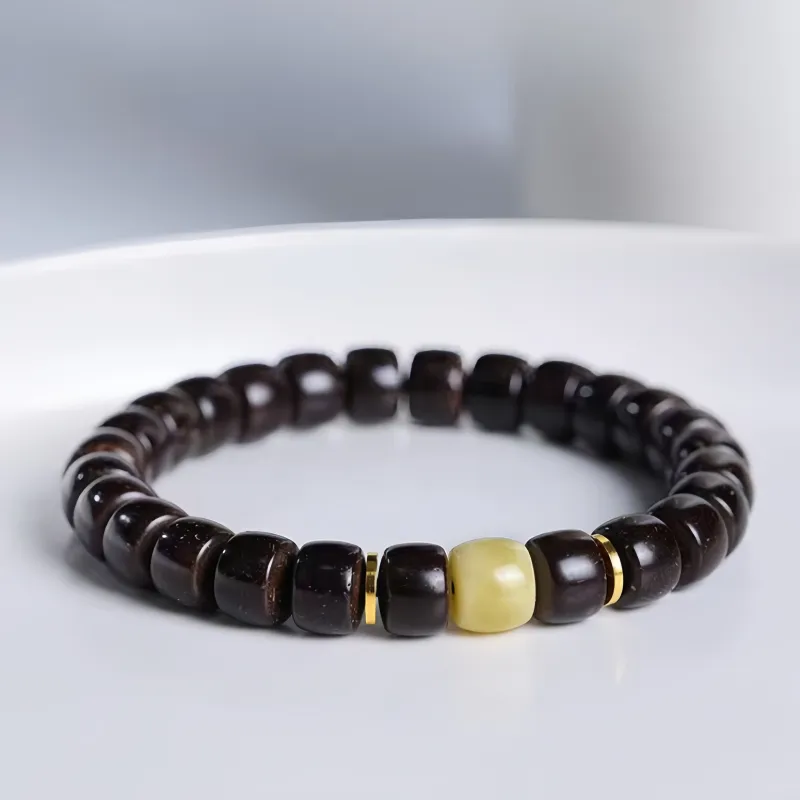 Noritake Coconut Shell Beads Bracelets Unisex-4