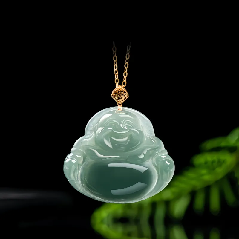 Noritake Ice Glutinous Jadeite Necklaces Unisex-2