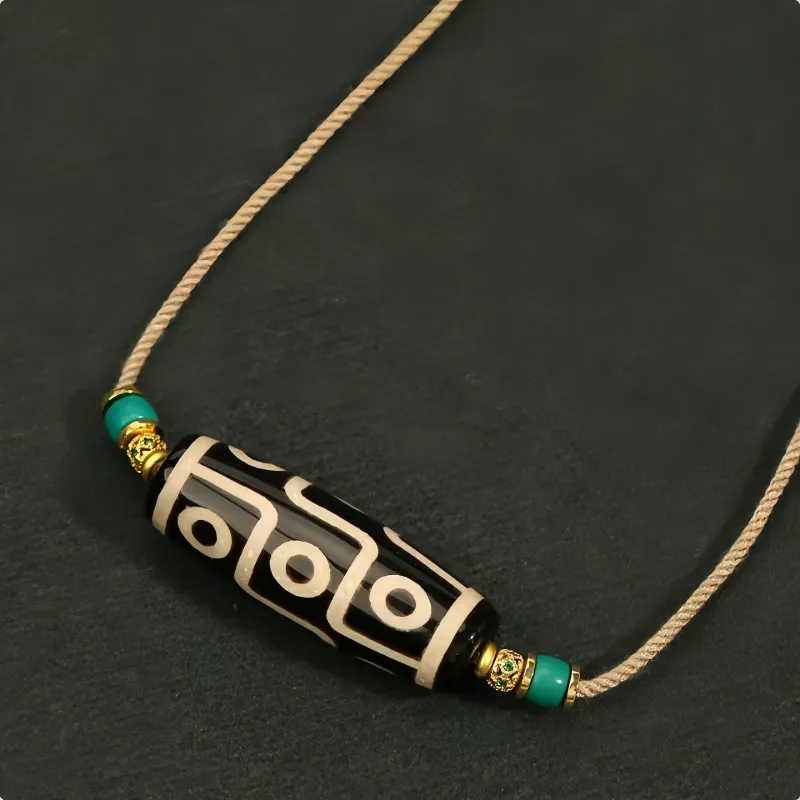 Noritake Agate Jade Necklaces Unisex-2