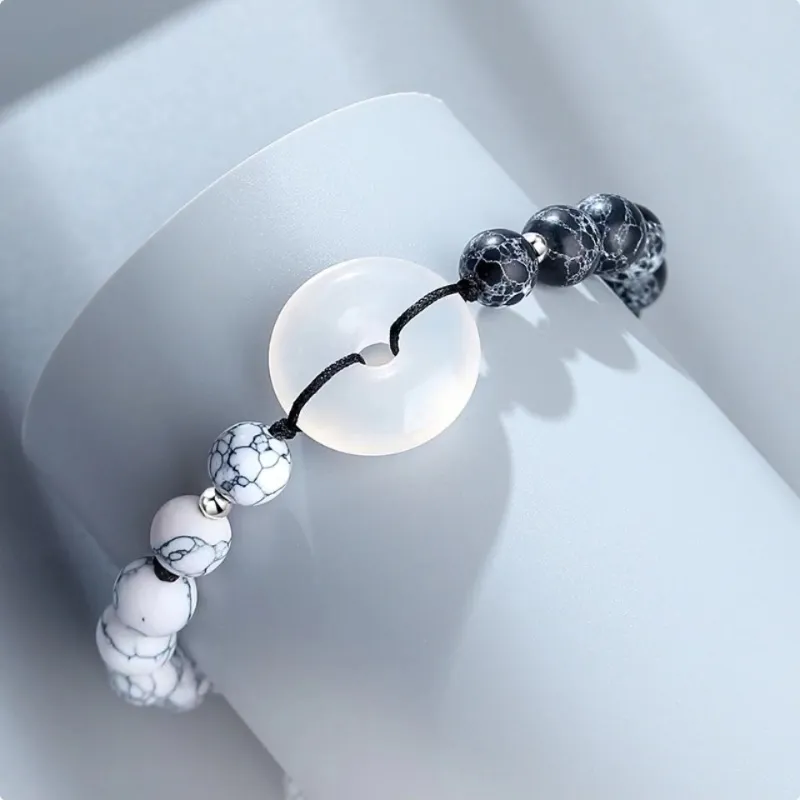 Noritake Agate Jade Bracelets Unisex-16