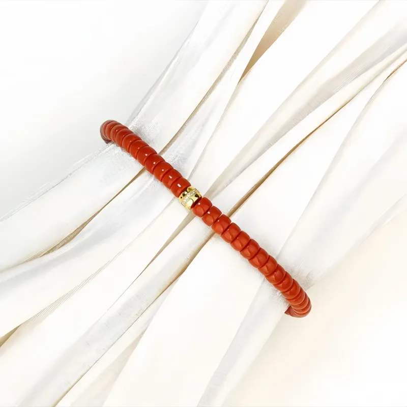 Noritake Southern Red Agate Bracelets Unisex-4