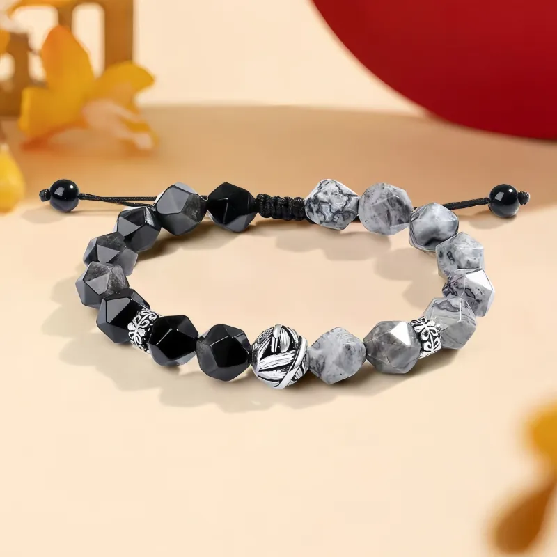 Noritake Obsidian Bracelets Unisex-2