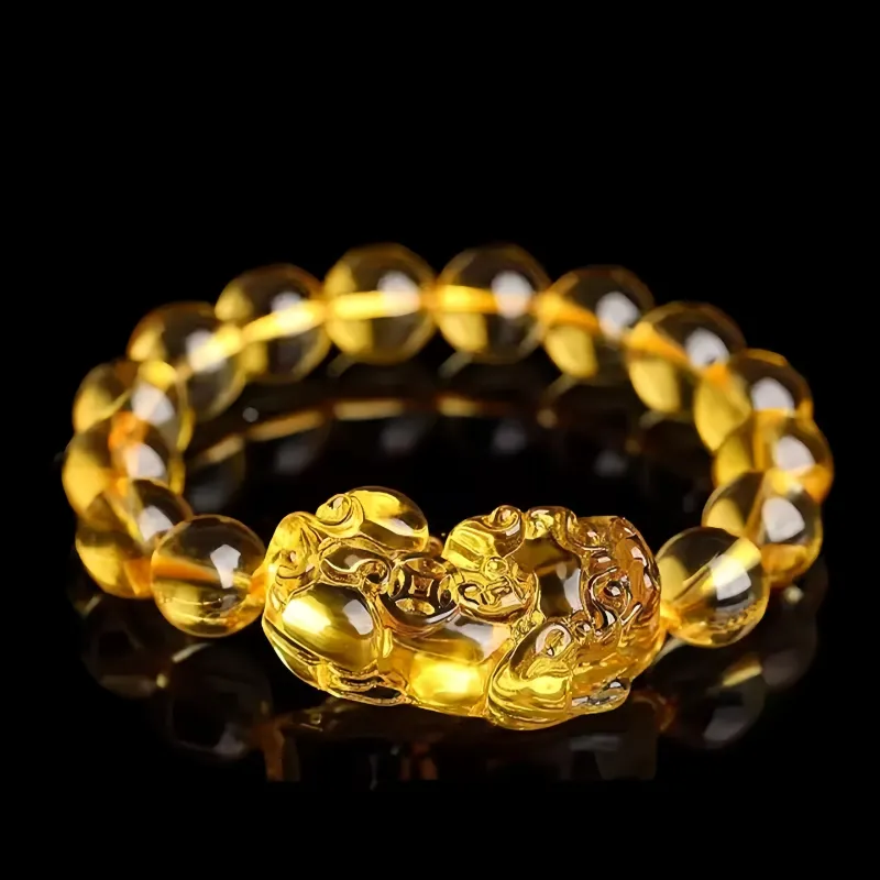 Noritake Synthetic/Artificial Citrine Bracelets Unisex-3