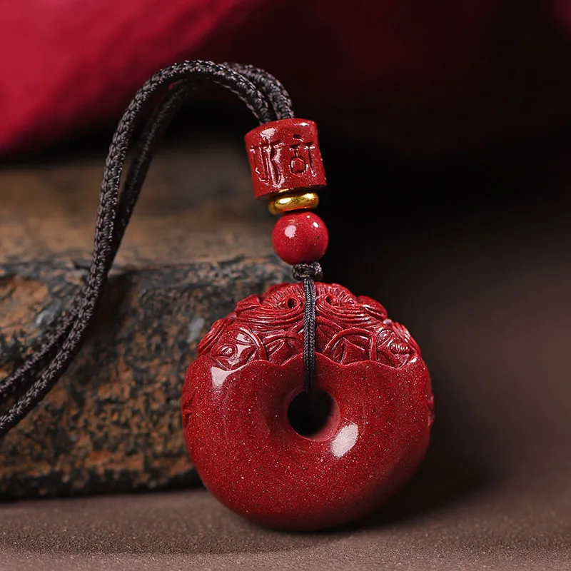 Noritake Reconstructed Cinnabar Necklaces Unisex-2