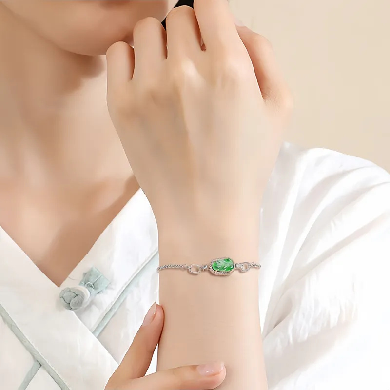 Noritake Ice Glutinous Jadeite Bracelets Women's-1