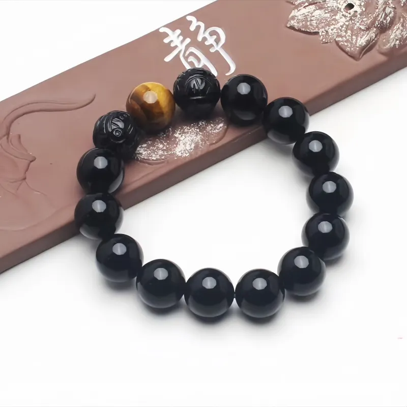 Noritake Obsidian Bracelets Unisex-1