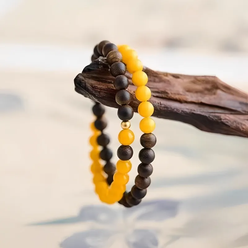 Noritake Fragrance Agarwood Precious Wood Bracelet Unisex-1
