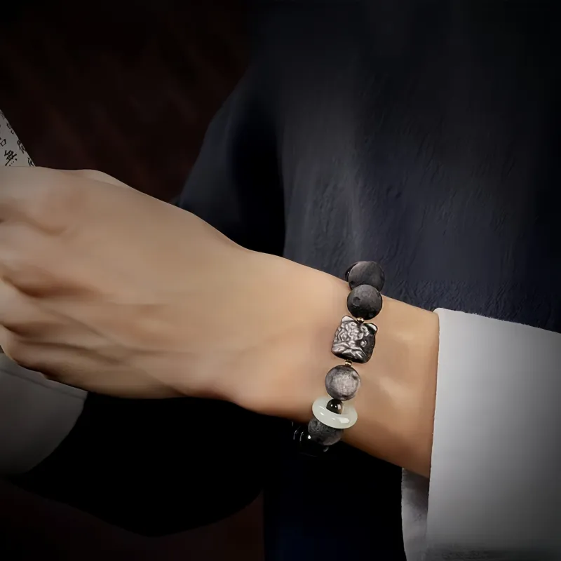 Noritake Obsidian Bracelets Unisex-5