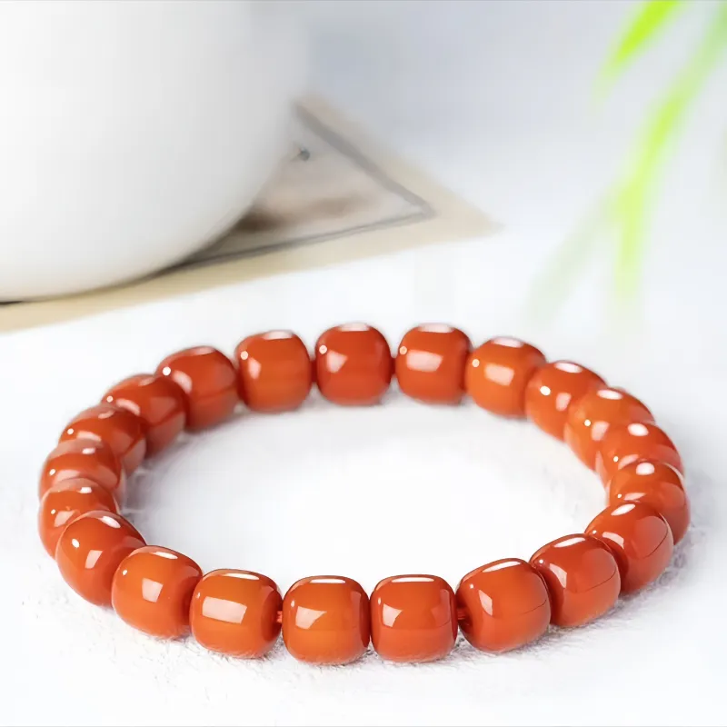 Noritake Southern Red Agate Bracelets Unisex-2