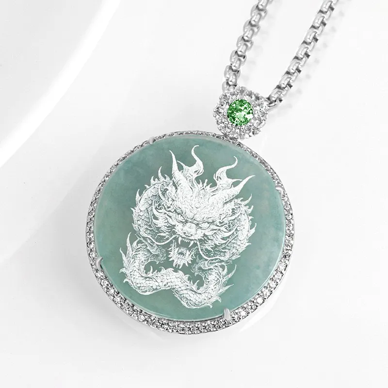 Noritake Glutinous Jade Jadeite Necklaces Unisex-3
