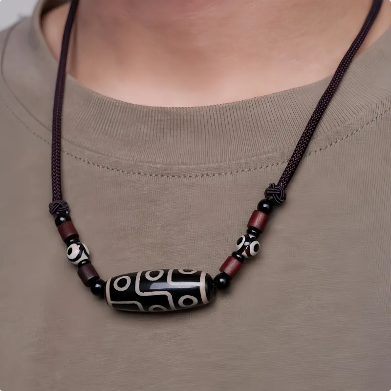 Noritake Agate Jade Necklaces Unisex-2