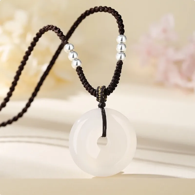 Noritake Chalcedony Jade Necklaces Unisex-5