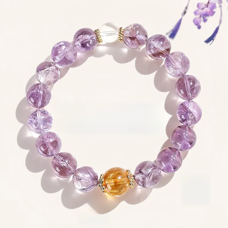 Noritake Processing Amethyst Bracelets Unisex-2