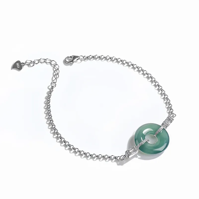 Noritake Ice Glutinous Jadeite Bracelets Unisex-3