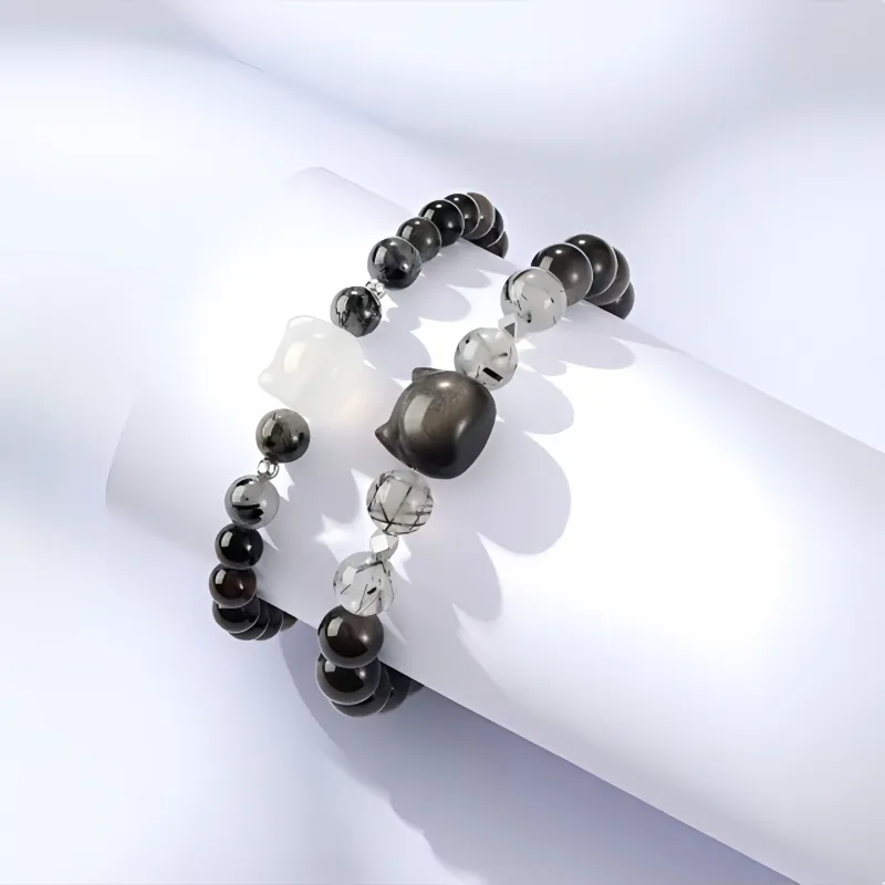 Noritake Obsidian Bracelets Unisex-3