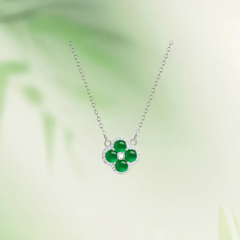 Noritake Glutinous Jade Jadeite Necklaces Women's-3