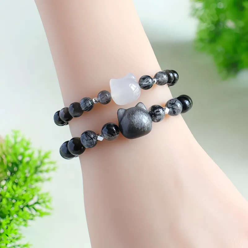 Noritake Obsidian Bracelets Unisex-2