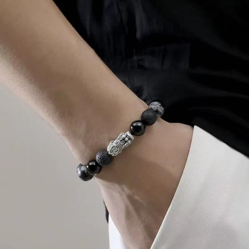 Noritake Obsidian Bracelets Unisex-2