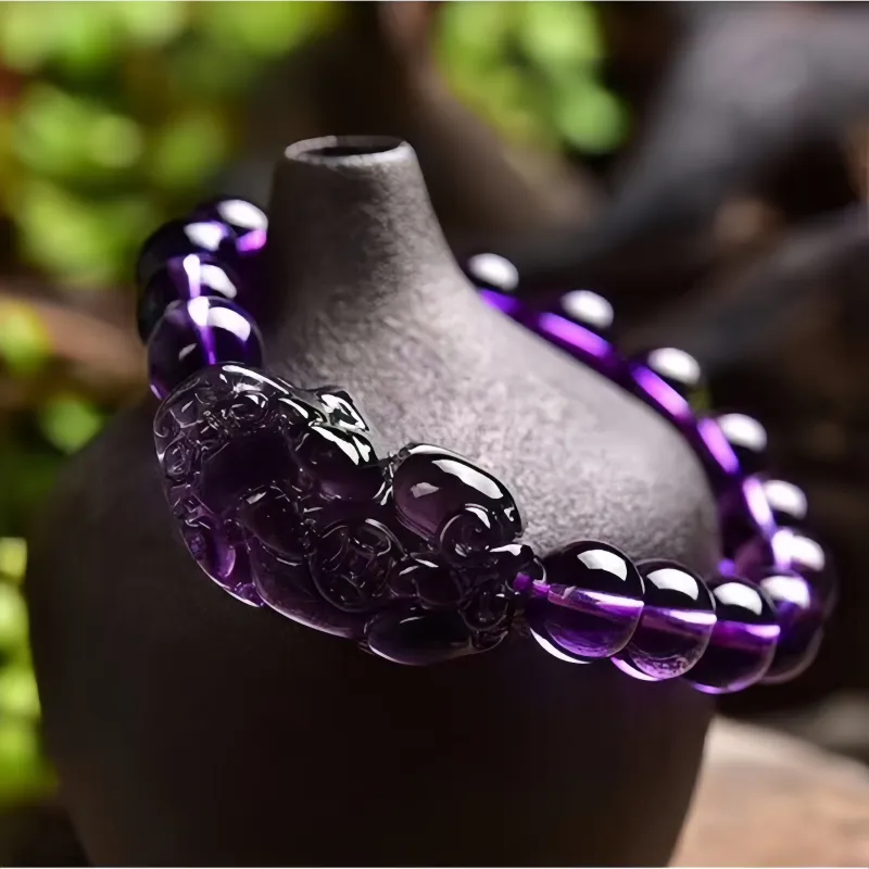 Noritake Processing Amethyst Bracelets Unisex-4