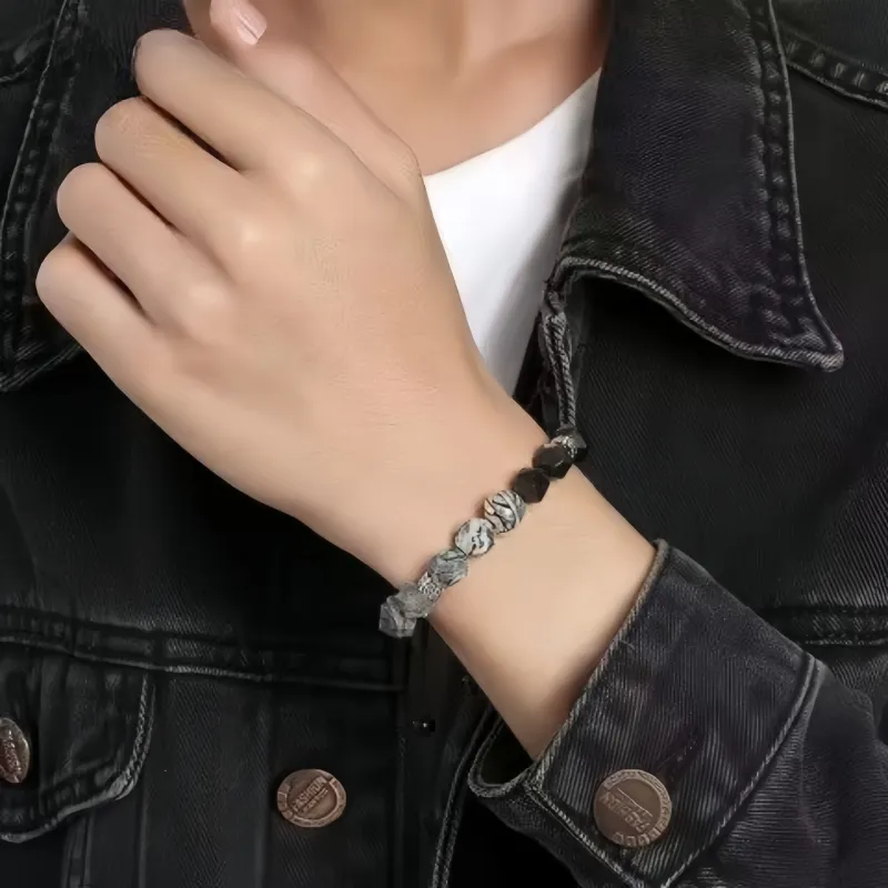 Noritake Obsidian Bracelets Unisex-6