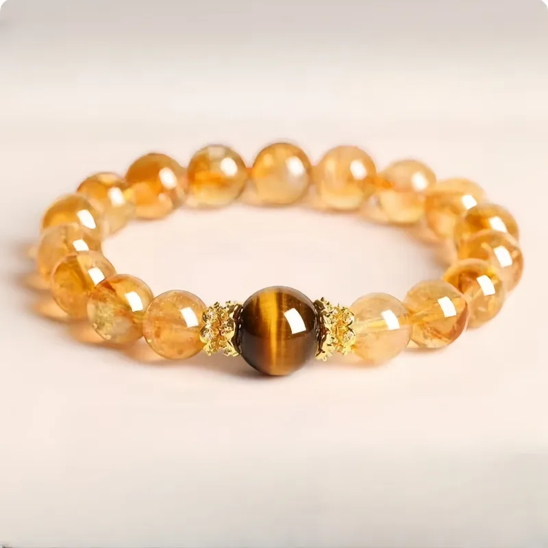 Noritake Natural Citrine Bracelets Unisex-3