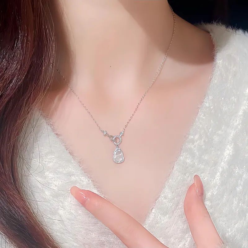 Noritake Chalcedony Jade Necklaces Women's-9