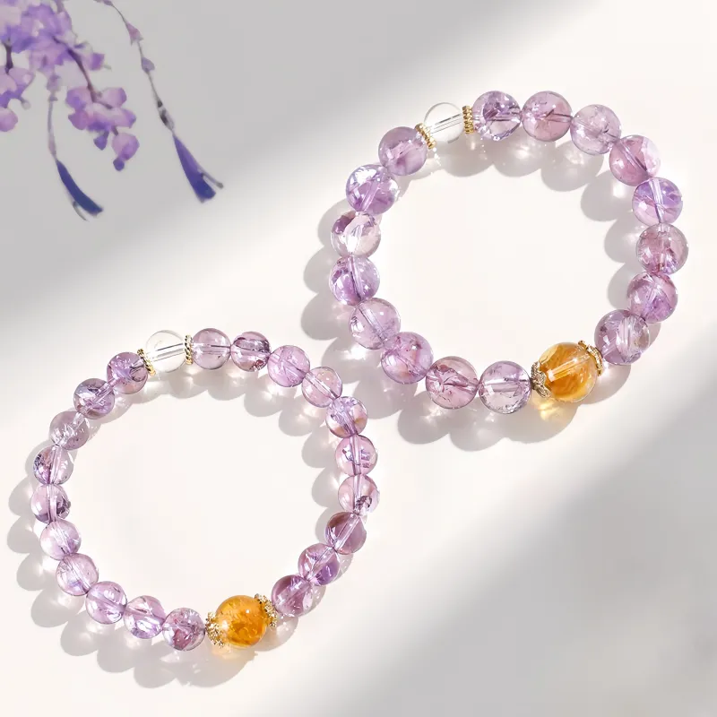 Noritake Processing Amethyst Bracelets Unisex-3