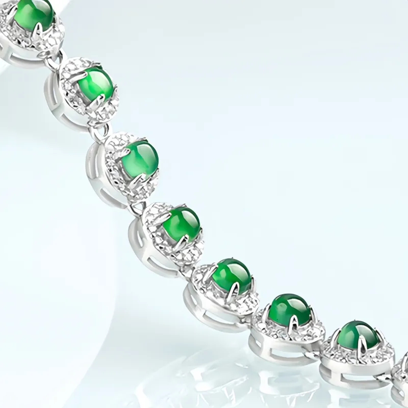 Noritake Ice Glutinous Jadeite Bracelets Women's-5