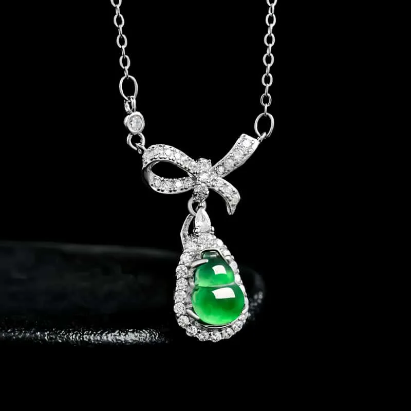 Noritake Ice Glutinous Jadeite Necklaces Women's-2