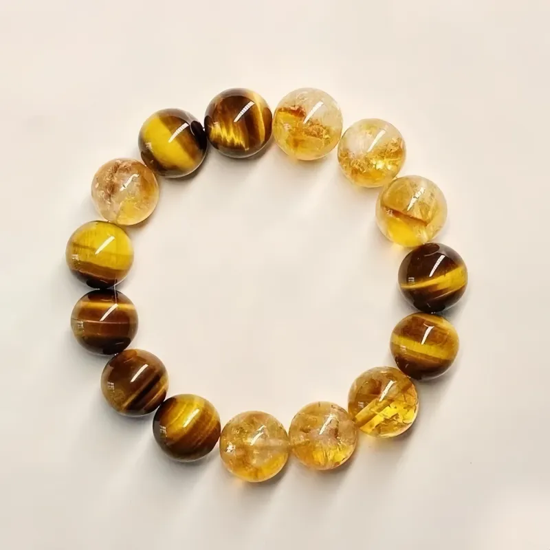Noritake Tiger's Eye Stone Bracelets Unisex-4