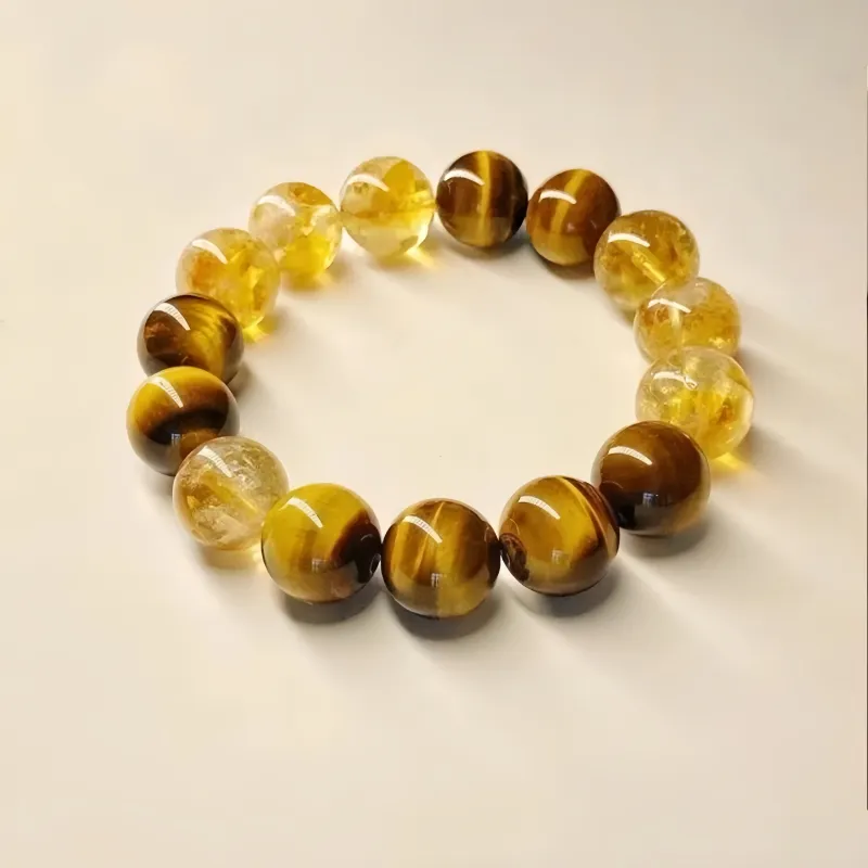 Noritake Tiger's Eye Stone Bracelets Unisex-2