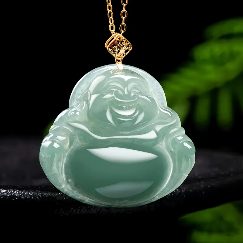 Noritake Ice Glutinous Jadeite Necklaces Unisex-3