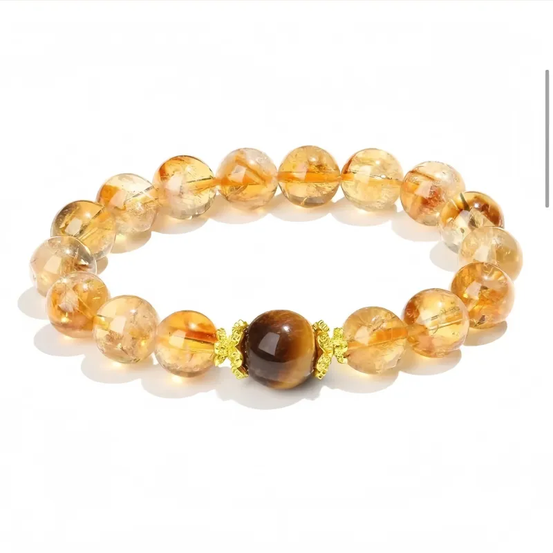 Noritake Natural Citrine Bracelets Unisex-1
