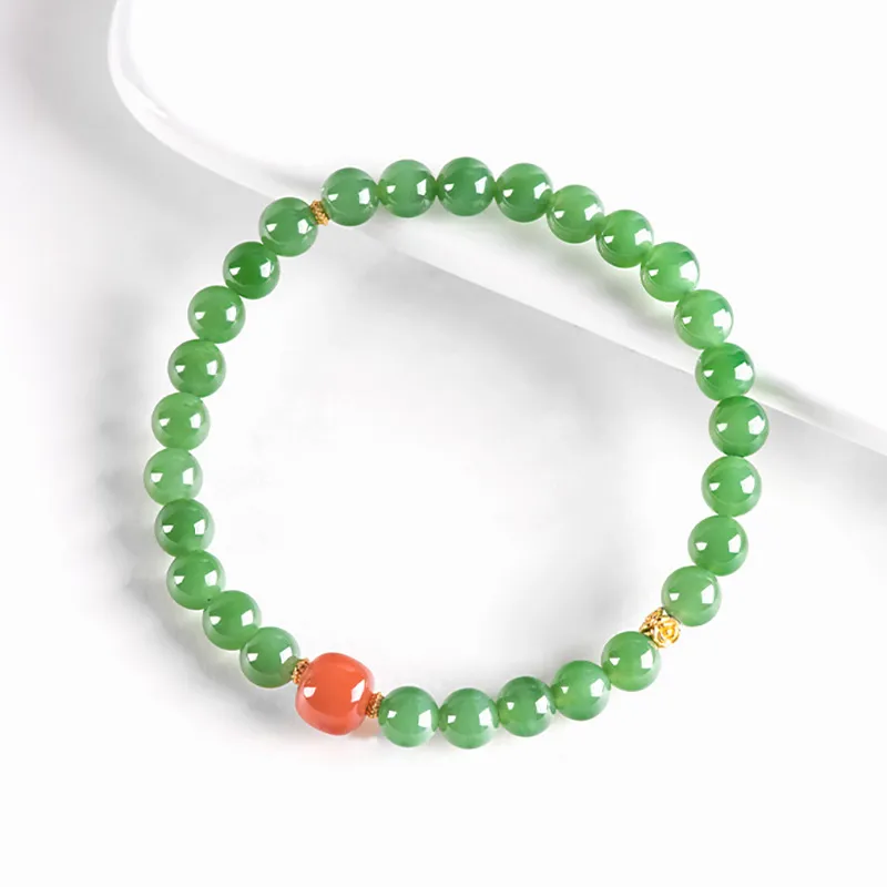 Noritake Hetian Jade Bracelets Jasper Unisex-2