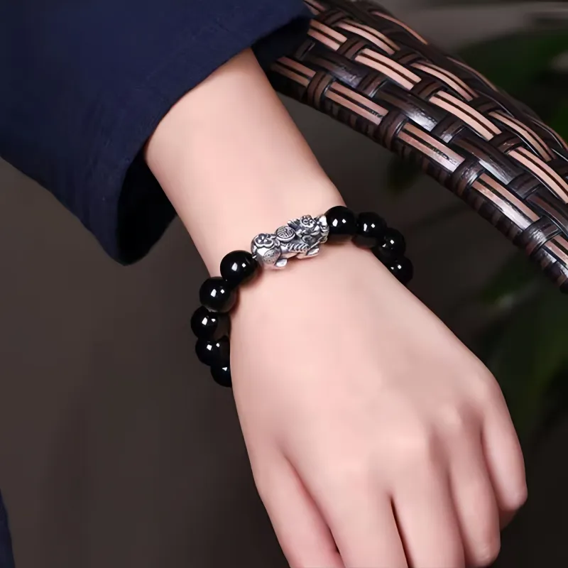 Noritake Obsidian Bracelets Unisex-5