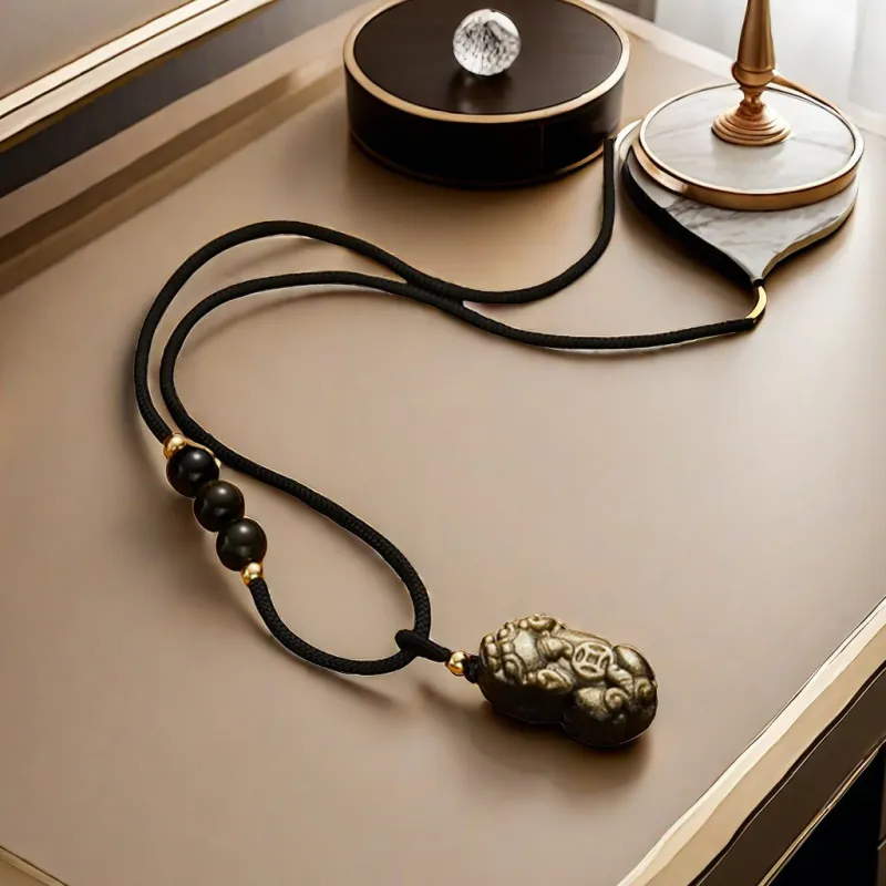 Noritake Obsidian Necklaces Unisex-1