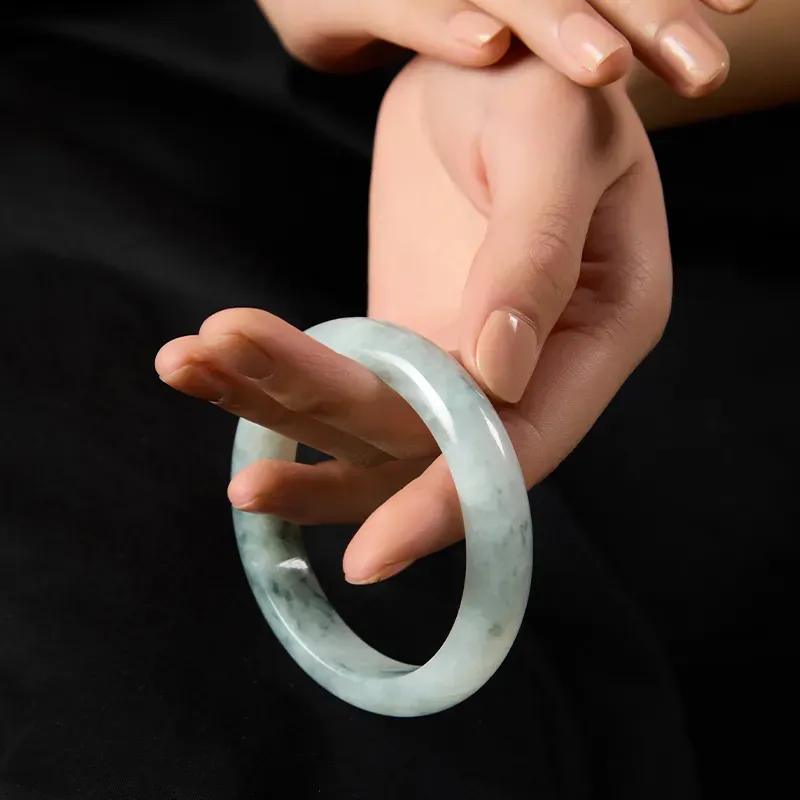 Noritake Bean Type Jadeite Bangles Unisex-2