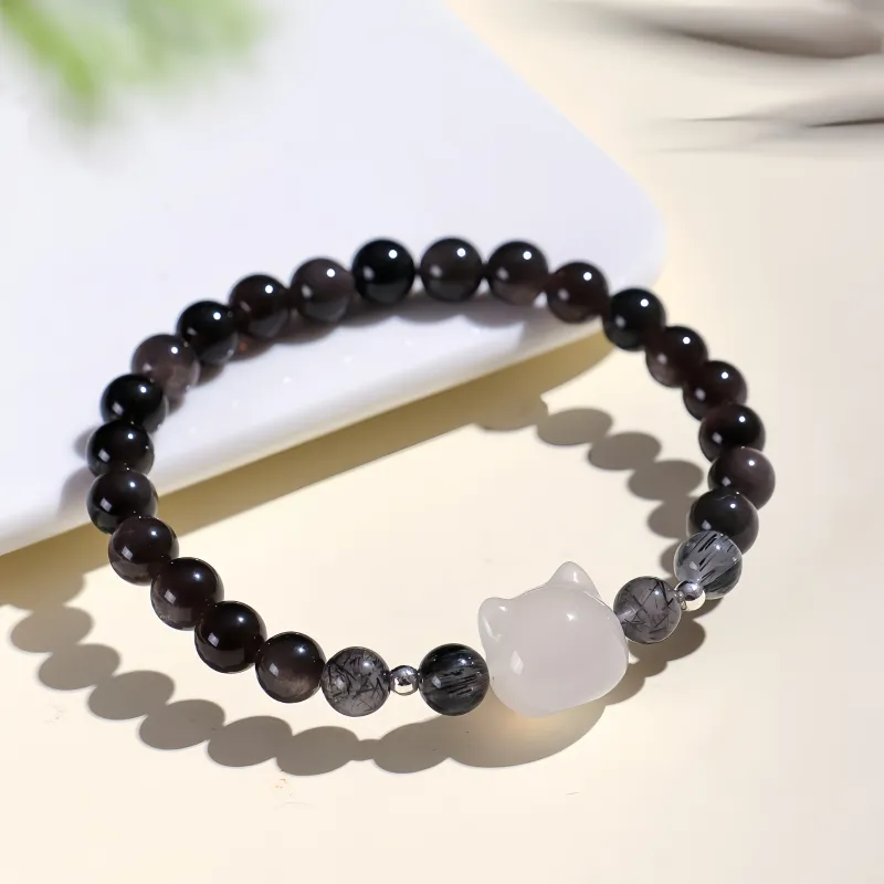 Noritake Obsidian Bracelets Unisex-6