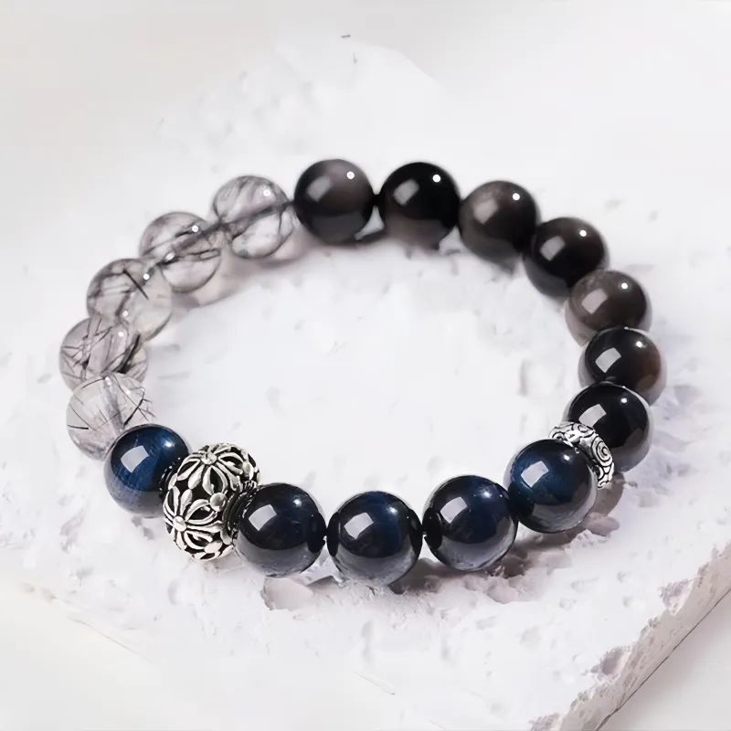Noritake Obsidian Bracelets Unisex-3
