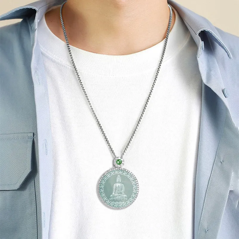 Noritake Glutinous Jade Jadeite Necklaces Unisex-7