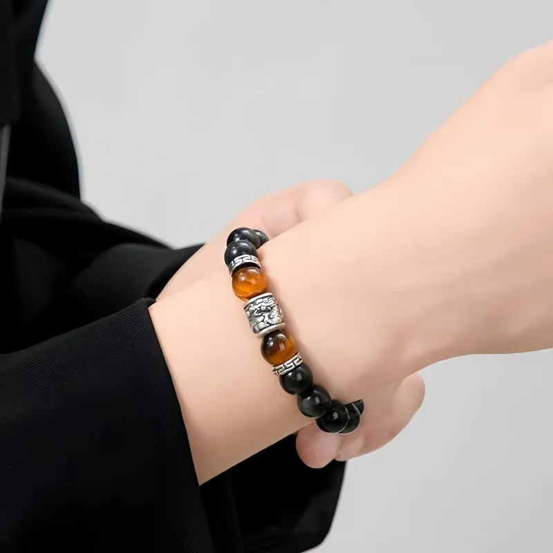 Noritake Obsidian Bracelets Unisex-3