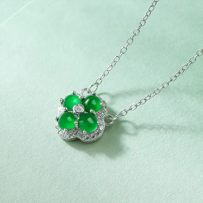 Noritake Glutinous Jade Jadeite Necklaces Women's-4