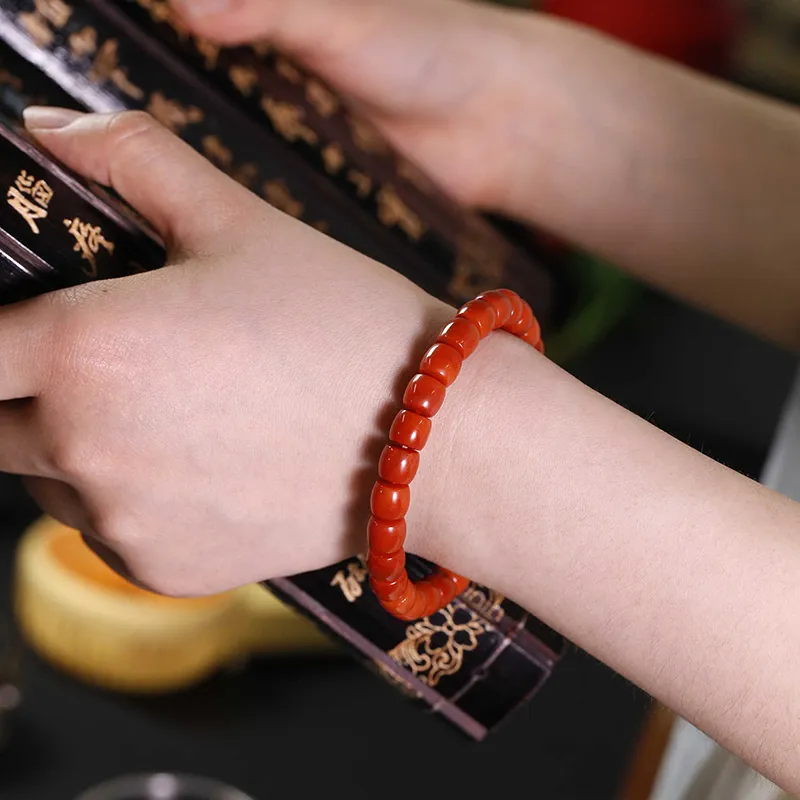 Noritake Southern Red Agate Bracelets Unisex-4